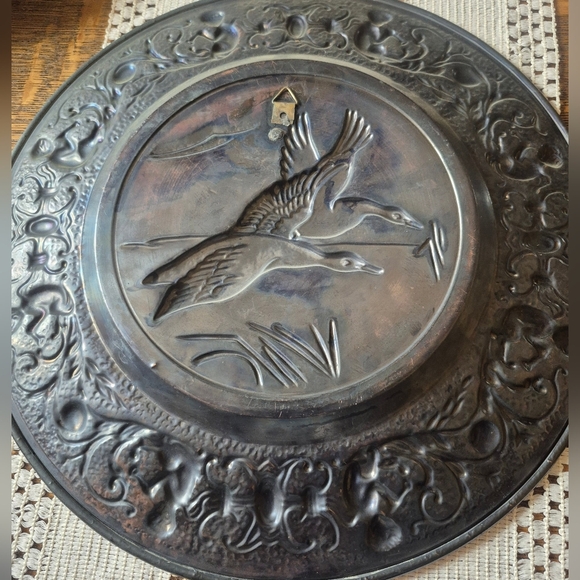 Antique Cottage Core copper plate hand engraved - Picture 4 of 6